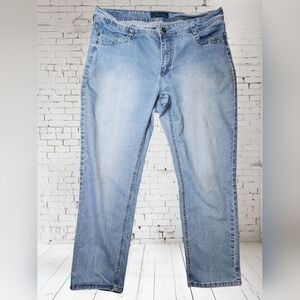 Jeanerosity Jeans Women’s Blue Denim Waist 40 Hip 46.5 Inseam 30